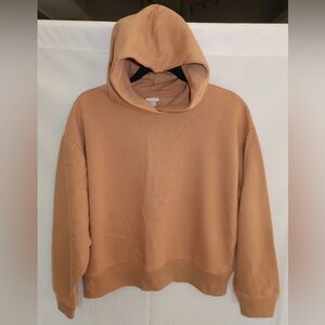Tan Cropped Hoodie Sweatshirt Target a new day M